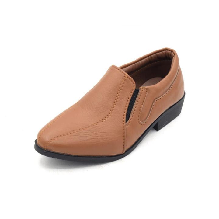 Boys Brown Formal Shoes
