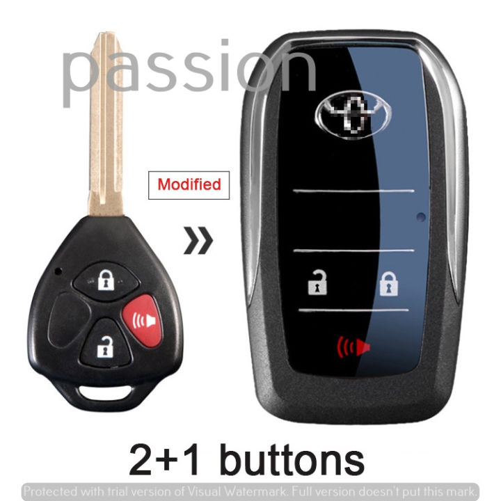 Car key Modified Flip Key Shell 3 Buttons Remote Car Key For For Toyota ...