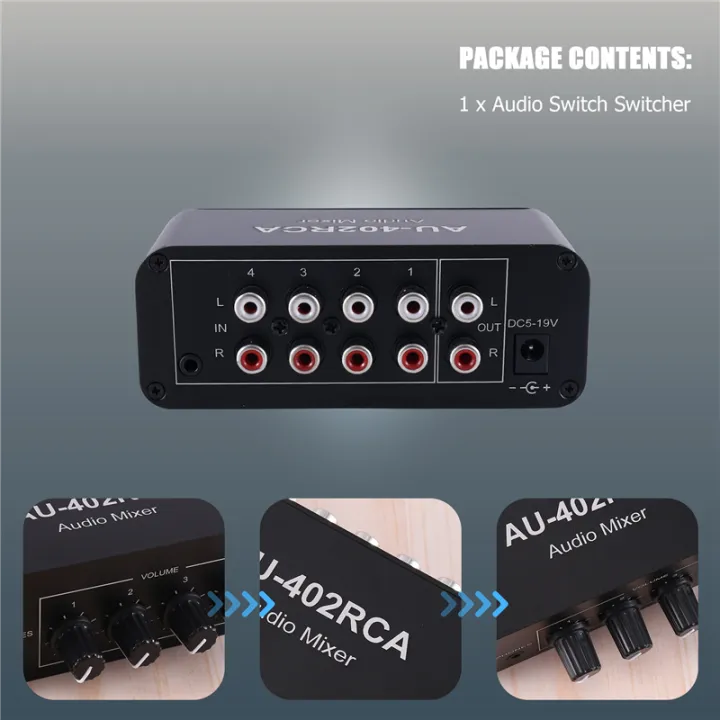 Multi-Source%20RCA%20Mixer%20Stereo%20Audio%20Reverberator%204%20Input%202%20Output%20Audio%20Switch%20Switcher%20Driver%20Headphone%20Volume%20Control%20-%20Image%206