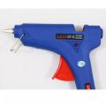 20W Hot Melt Glue Gun Hot Melt Glue Machine DIY Glue Gun with Switch Button Blue + 3Pcs 7mm Hot Melt Glue Bar. 