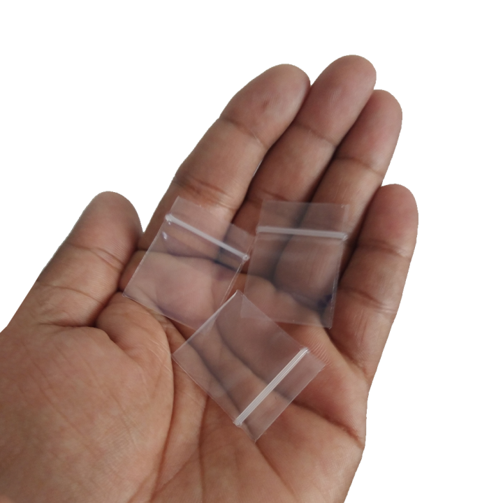 Ziplock Bags - 1" x 1" Inch | 100 Pc's