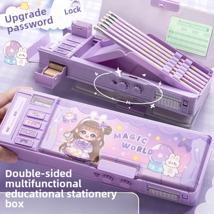 %E3%80%90HOT%E3%80%91%20Multi-Functional%20Stationery%20Box%20Women's%20Children's%20Password%20Lock%20Pencil%20Case%20Small%20Double%20Layer%20Capacity%20Mechanism%20Pencil%20Box%20-%20Image%202