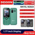 MKTEL M2023 Feature Phone with 1.77inch Display 800mAh Battery Dual SIM FM Radio Flashlight 0.08Mega Camera Senior Phone. 