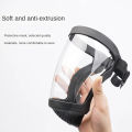 Protective glasses, face splash and oil proof masks, full face cover, transparent safety eyes, anti-fog head cover, work. 
