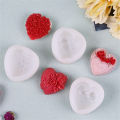 Heart-shaped Chocolate Mousse Cake Silicone Mold DIY Creative Love Pillow Jelly Pudding Baking Mold. 