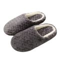 【ZIME】Cyprus Winter Slipper Home Comfy Warm Plush Slippers Indoor Bedroom Non-Slip Unisex Cotton Slipper Couple. 