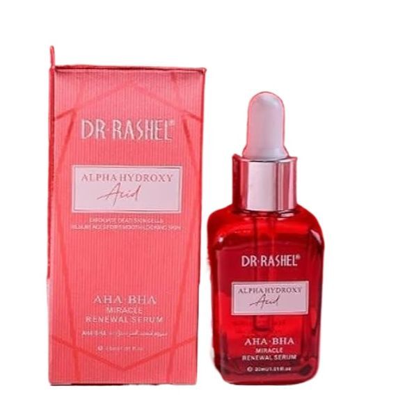 DR. Rashel (ahas) Alpha Hydroxy Acid Serum 30ml AHA-BHA Miracle Renewal Rejuvenating Skin Care Face Serum 100% Originals