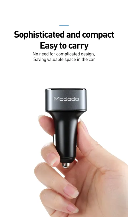 MCDODO%205V%205.2A%20Three%20USB%20ports%20car%20charger%20-%20Image%203