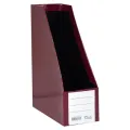 Magazine Holder Laminated 4" - Maroon. 