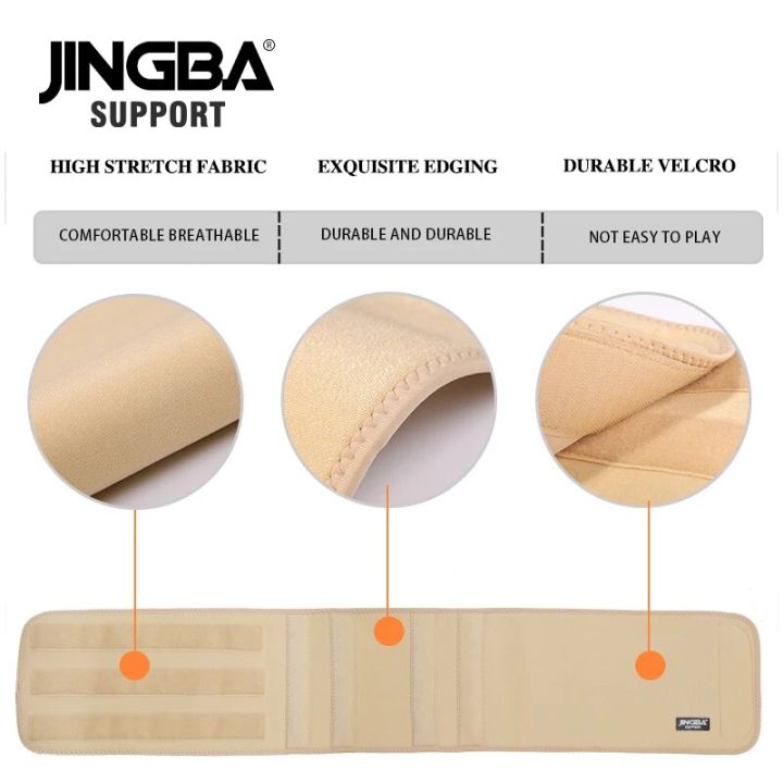 JINGBA%20SUPPORT%20Neoprene%20Adjustable%20Lumbar%20Spine%20Waist%20Support%20Protector%20Waist%20Trainer%20Men%20Waist%20Trimmer%20Sweat%20Belt%20Factory%20-%20Image%205