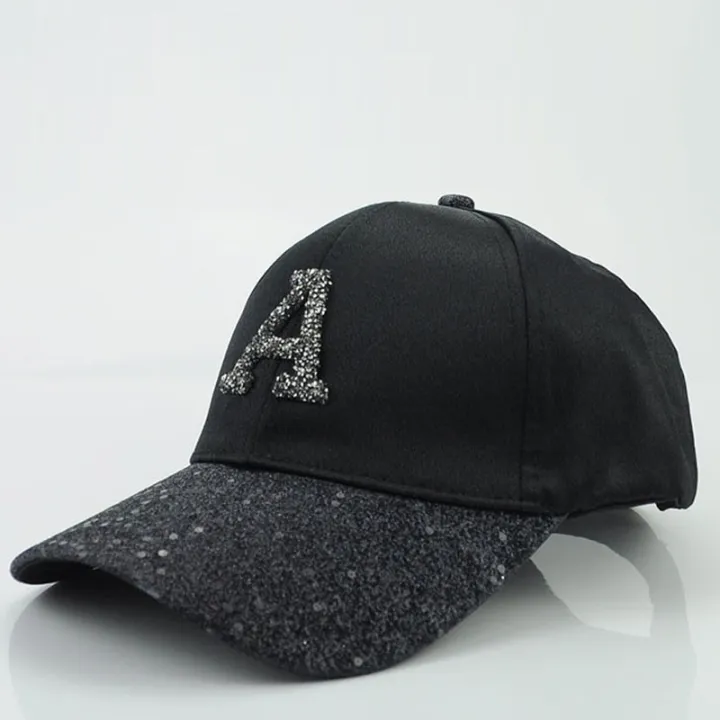 Women%20Baseball%20Cap%20Rhinestone%20Sequin%20Letter%20Sun%20Hat%20Summer%20Girls%20Adjustable%20Snapback%20Hip%20Hop%20Cap%20-%20Image%205
