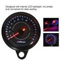 Electronic Tachometer,DC 12V Universal Motorcycle LED Backlight Tachometer Electronic Tach Meter Gauge. 