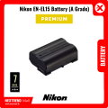 Nikon EN-EL15 1900mAH Rechargeable Li-ion High Capacity Battery Pack - EN-EL15 EN EL15 EN-EL-15 ENEL15 EN EL 15 Battery Pack Nikon Camera Battery Sony Canon Godox Yongnuo Camera Video Photo Videography Photography Outdoor Replacement Lighting Light. 