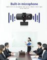 2K Fixed Focus HD Webcam Built-in Microphone High-end Video Call Camera Computer Peripherals Web Camera For PC Laptop Plug And Play. 