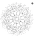 Mandala Coloring Book 1. 