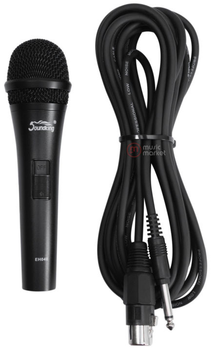 Soundking%20EH040%20Wired%20Microphone%20%7C%20Professional%20Dynamic%20Vocal%20Mic%20for%20Karaoke,%20Meetings%20&%20Conferences%20%7C%20Clear%20Sound%20Handheld%20Microphone%20with%20Cable%20%7C%20Durable%20Metal%20Body%20Singing%20Mic%20%7C%201%20Year%20Warranty%20Soundking%20EH040%20Mic%20-%20Image%202