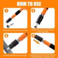 Mini Nail Gun Manual Wall Nail Fastening Tool 3 Gears Power Low Noise Air Nailer Machine Adjustable Cement Wall Nailer Hand Tool Lightweight for Woodworking Decoration. 
