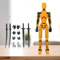 DIY Multi-Jointed Movable Shape Shift Robot 3D Printed Mannequin Dummy 13 Action Figures Toys Kids Adults Parent-children Games. 