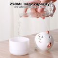 Humidifier Cute Pet 250ml Smart Appliances Diffuser Scent Machine Ultrasonic Cool Mist Mini Personal Humidifier. 