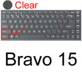 Keyboard Cover For Bravo 15 Bravo 17 A4ddr Silicone Tpu Protector Skin Case 15.6 17.3 Gaming Lap Accessories Clear Black. 
