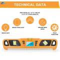 Digital Electronic Level Inclinometer Ruler for Machinery Manufacturing. 