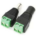 (NEW) 5 pc DC 12V plug connector adapter for 5050 led trip light upply. 