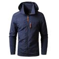 Rain Jackets Men's Jackets Waterproof Military Hooded Jacket Windbreaker Outdoor Camping Sports Elastic Coat Male Clothing Thin Overcoat. 
