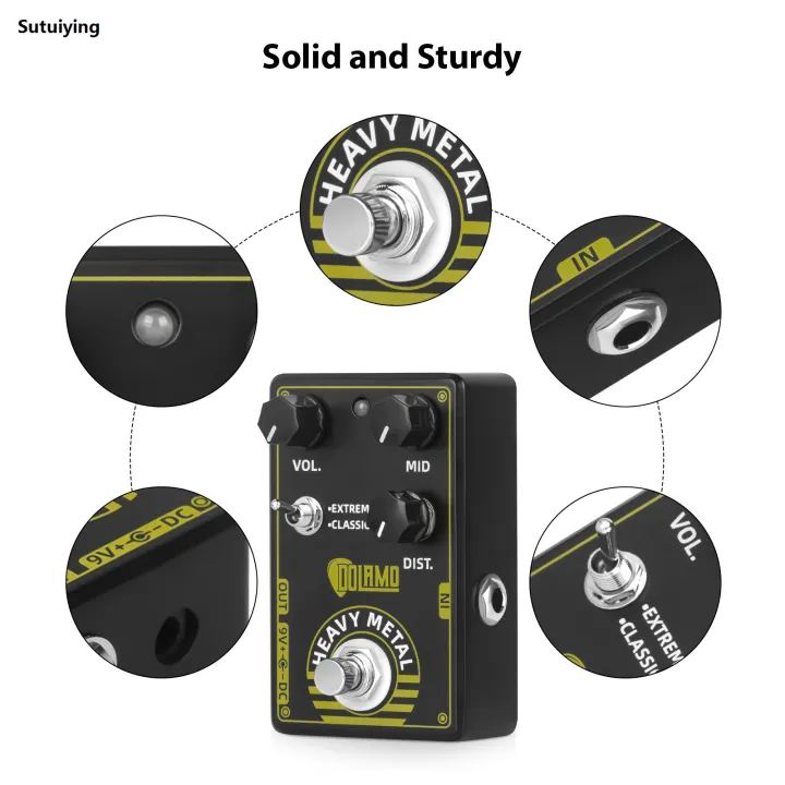 Sutuiying%20D-17%20Effects%20Pedal%20Dolamo%20Heavy%20Metal%20Guitar%20Effects%20Pedal%20Luxury%20High%20Gain%20Distortion%20Volume/Mid%20DC%209V%20with%20True%20Bypass%20-%20Image%205