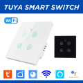 Tuya WiFi Smart Switch 1/2/3/4 Gang - Touch Control, App Integration, Alexa & Google Home Compatible. 