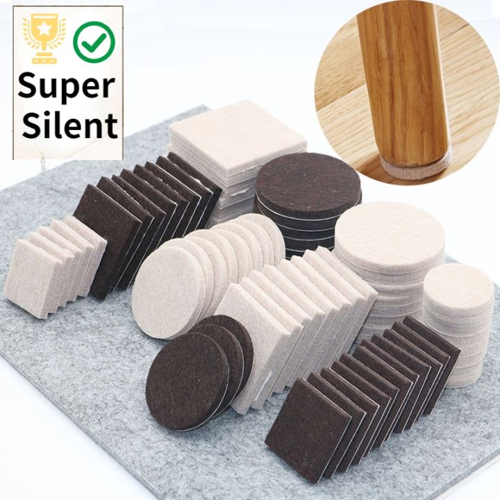 Hot】 Furniture Chair Table Leg Self Adhesive Felt Wood Floor