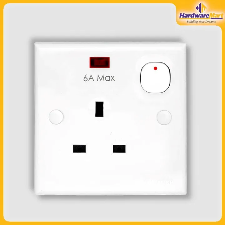 SOCKET%20OL%20W/NEON%20SWITCH%206A%20MAX%206A/250V%20-%20Image%202