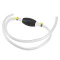 2M High Flow Siphon Hand Pump Portable Manual Car Fuel Transfer Pum for Gas Gasoline Petrol Diesel-Oil Liquid Water Fish Tank. 