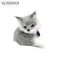ECHIDNA Cute Simulation Fox Animal Figure Fox Figurines Animal Model Ornament. 