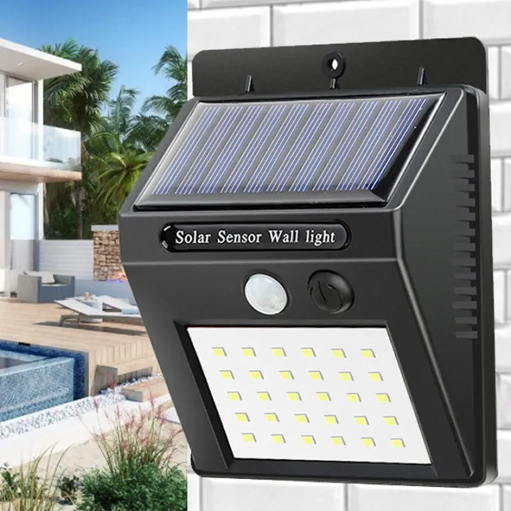 30%20LED%20Solar%20Wall%20Light%20Motion%20Sensor%20Outdoor%20Security%20Light%20%7C%20Waterproof%20IP65%20Wall%20Mounted%20Garden%20Yard%20Exterior%20Lamp%20-%20Image%202