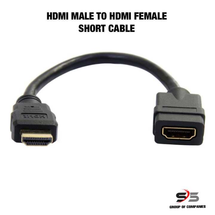 HDMI Male to HDMI Female Short Cable
