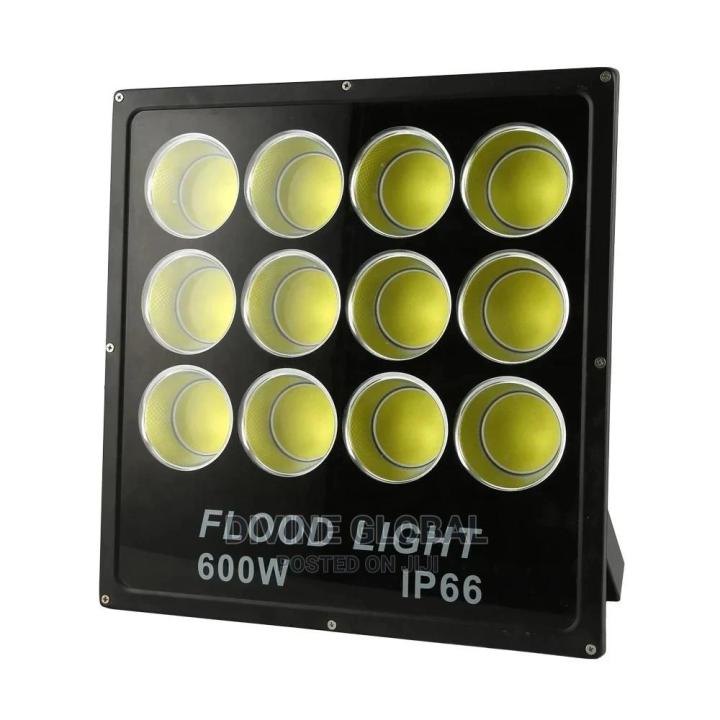 COB LED Flood Light, 50W, 100W, 150W, 200W, 250W, 300W, 400W, 500W, 600W 800W 1000W Waterproof Outdoor Flood Light with 6500K Cool White Light for Garden, Playground, Warehouse, Billboard, Street-Black