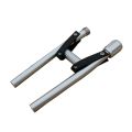 Aluminum Alloy Folding Handlebar Folding Bike Bicycle Handlebar Cycling Parts Horizontal Bar Bicycle Folding Electric Bicycle Folding Handlebar. 