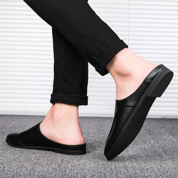 %E3%80%90ZOSR%E3%80%91Leather%20Sandals%20for%20Men%20Half%20Shoes%20Casual%20Clog%20Sandals%20Backless%20Flat%20Half%20Slippers%20Breathable%20Formal%20Leather%20Shoes%20Half%20Lazy%20Shoes%20Business%20Half%20Drag%20Shoes%20Half%20Cut%20Loafers%20Driving%20Shoes%20for%20Men%20-%20Image%209
