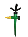 360 Degree Circle Rotating Water Sprinkler Automatic Watering Garden Grass Lawn Sprinklers 5 Arm Grass Watering Nozzles. 