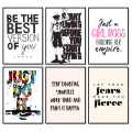 A3/A4 Size Framed Motivational Quotes inspiring quotes for girls boys wall decorations wall posters. 