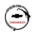 Car Fuel Tank Door Sticker. 