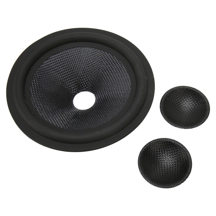 Speaker Cone Drum Paper 1 Inch Inner Diameter Rubber Surround Subwoofer Spea LJ4
