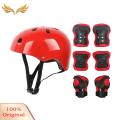 SuperRide Skating Helmet Kit Kids Skating Protective Gear Set Helmet Knee Elbow Pads Wrist Guards for Roller Skate Skateboard Bike Adjustable Durable Ideal for Cycling Scooter 7pcs/set Kids Bike Helmet. 