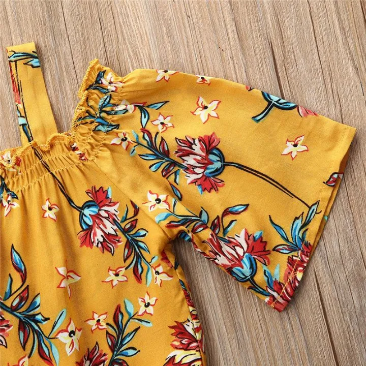 Arrivals%20Kids%20Baby%20Girls%20Floral%20Tops%20T-shirt%20Denim%20Mini%20Skirts%20Dress%20-%20Image%206