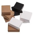 10pcs Hot Sell DIY Kraft Gift Boxes White/Brown/Black Paper Small Soap Box Kraft Cardboard Mini Jewelry Packing Carton Box Craft. 