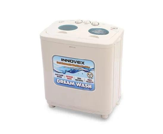 INNOVEX Washing Machine - 6.5Kg - White - DSAN 65
