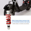 Spring Suspension Damper Motorcycle Shock Absorber Red 150mm Universal 750LB/N Aluminum Alloy for Electric Scooter Moped. 