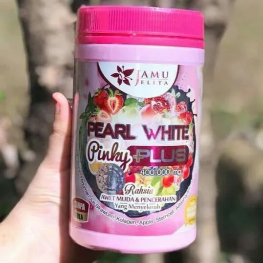 Drinking Pearl White Pinky Plus ppwp Jamu Jelita Woman Whitening ...