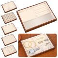 Portable Small Size Wood Grain Jewelry Tray Walnut Wood Large Capacity Jewelry Storage Drawer Stackable Simple Design Wooden Jewelry Box Jewelry Packaging. 