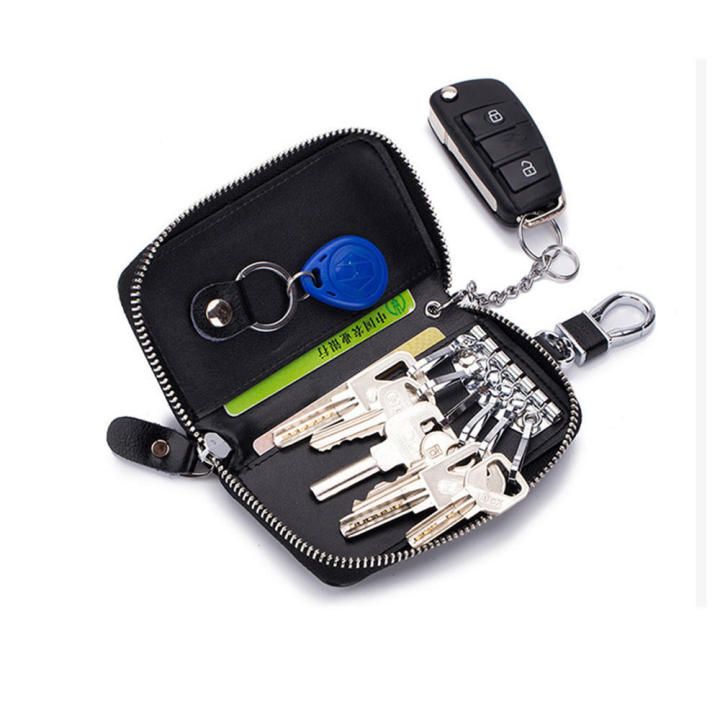 Card%20Bag%20Small%20Housekeeper%20Key%20Case%20Car%20Key%20Wallet%20Men's%20Key%20Wallet%20Key%20Holder%20Organizer%20Leather%20Keychain%20-%20Image%208